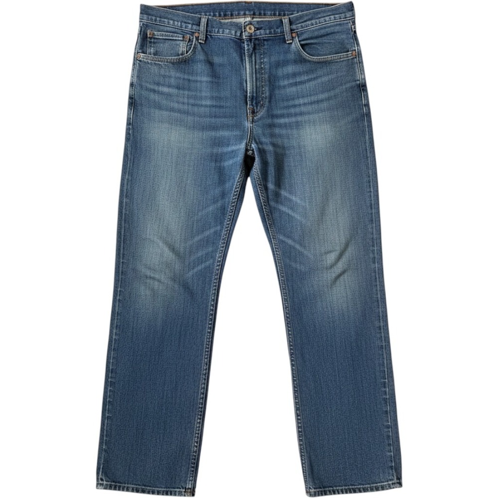 Levis 559 Relaxed Straight Jeans Mens 42x30 Blue Medium Wash Denim Bloke Grampa